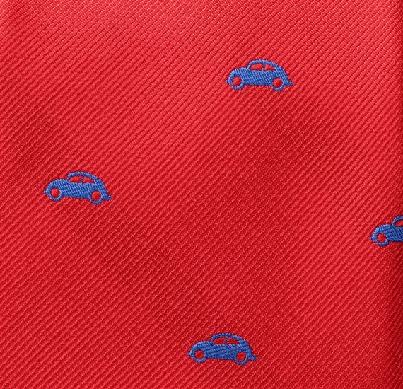 Corbata Comunión Coches Tejido