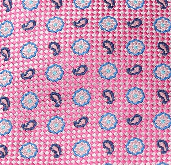 Corbata de Niño Rosa Flores