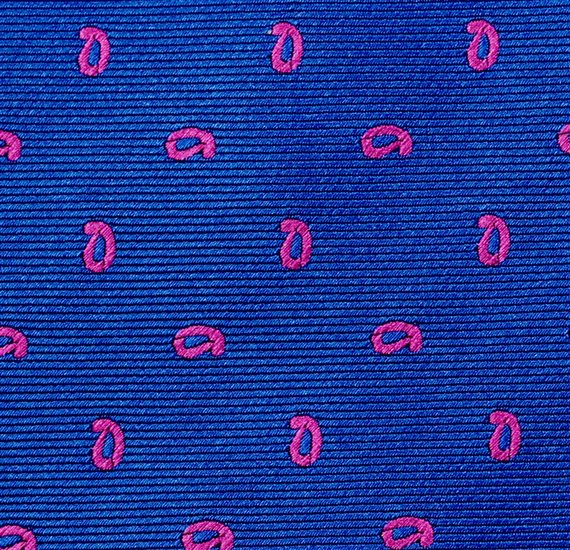Corbata Estrecha Azulona Paisley