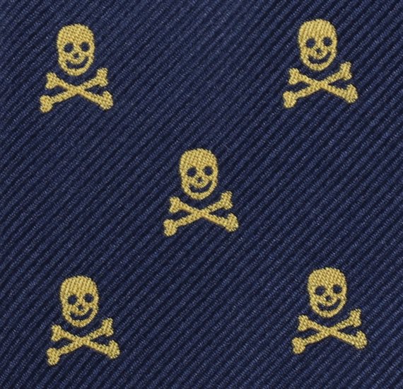 Skull Slim Tie