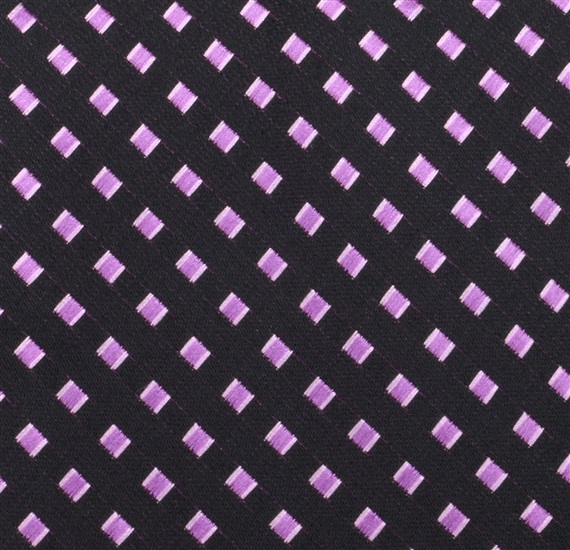 Corbata Negra Cuadrados Siena 51