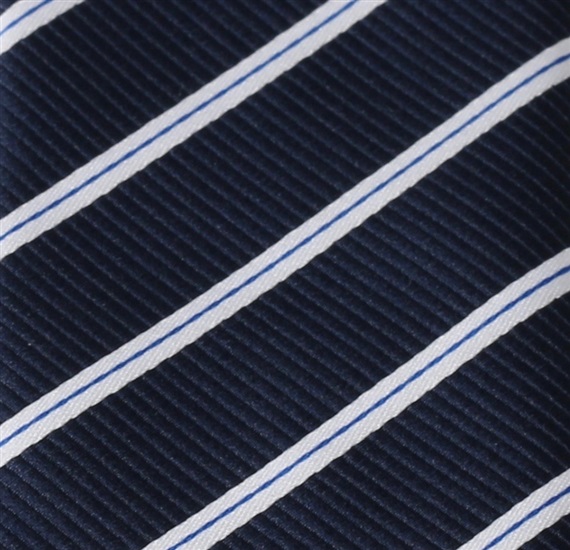 Corbata niño azul con rayas