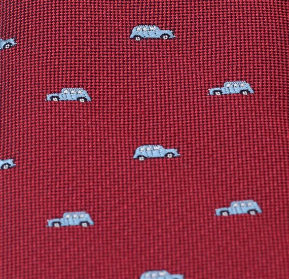 Corbata Niño Granate Coches