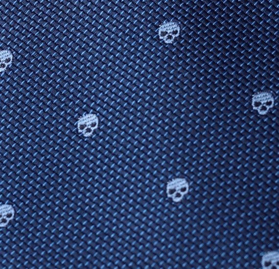Detalle tejido corbata de niños Tintín 170