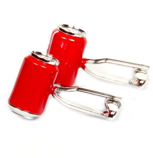 Side soft drink cufflinks
