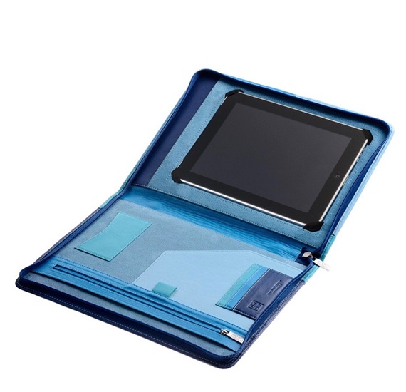 Maletin Ipad Azul Abierto