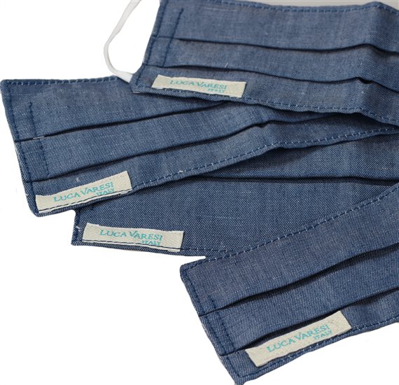 Mascarilla Reutilizaba Jeans Diferentes Tallas