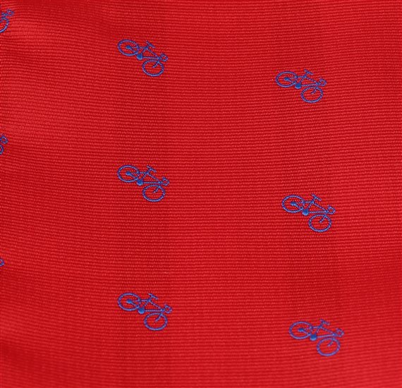 Bicycles Bow Tie and Pocket Square Woven