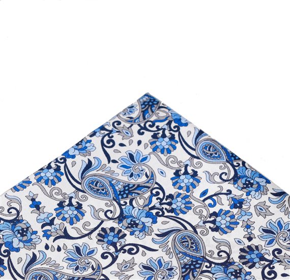 Turin 38 Silk Pocket Square
