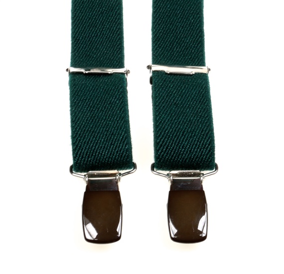 Pinzas tirante de niño verde oscuro