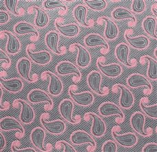 Corbata Cachemir Gris y Rosa