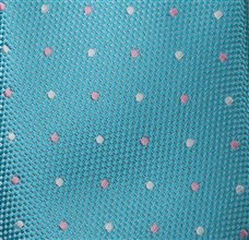 Blue Slim Tie with Dots
