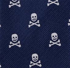 Skull Slim Tie