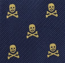 Skull Slim Tie