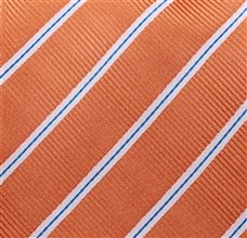 Corbata Naranja Rayas