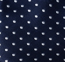 Corbata Niño Azul con Lunares
