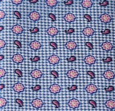 Corbata Niño Azul Flores