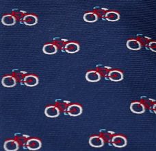 Corbata Niño Bicicletas Tejido