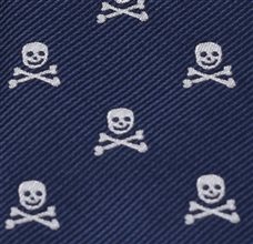 Boy's Tie with Skulls