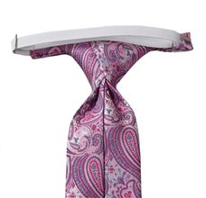 Corbata Niño Paisley Rosa