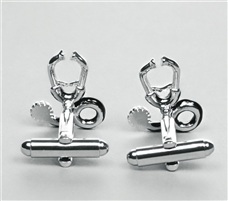 Stethoscope Cufflinks Reverse