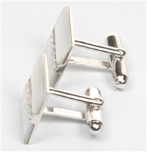 Gemelos Nácar Plata Lateral