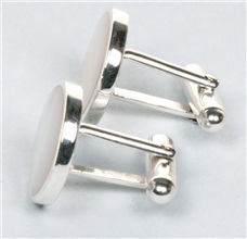 Gemelos Nácar Plata Lateral