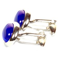 Blue Night Cufflinks Side