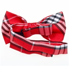 Boy's Plaid Bow Tie