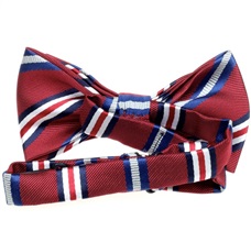 Boy's Stripes Bow Tie