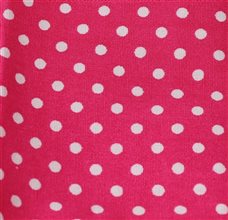 Pink Pocket Square with Dots