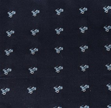 Pañuelo bolsillo azul marino vespas Detalle