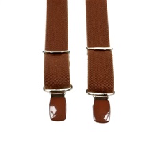 Pinzas de tirante de niño marrón