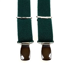 Pinzas tirante de niño verde oscuro