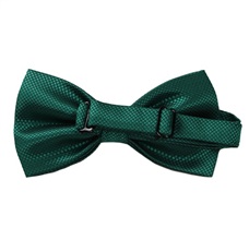 Reverse emerald green bow tie