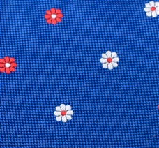 Tejido Corbata Flores Botti 68