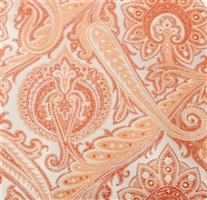 Tela pañuelo bolsillo cachemir naranja