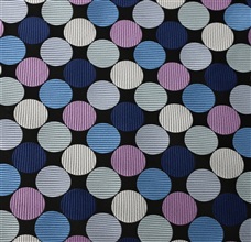 Tela pañuelo bolsillo lunares azules