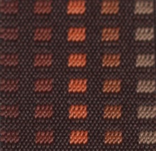 TELA TIRANTE ELASTICO CUADROS MARRON OSCURO