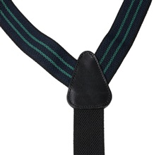 Tirante azul marino rayas verdes Cruce