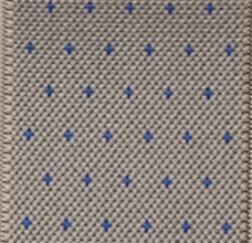 Tirante beige con motas azules Tejido