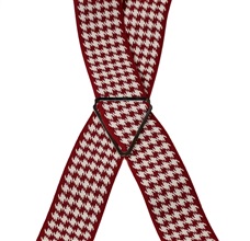 Burgundy "Crow's Feet" Elastic Braces