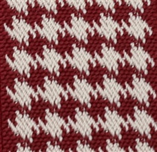 Burgundy "Crow's Feet" Elastic Braces