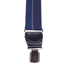 Tirante elástico azul marino con rayas Pinza trasera - Pisa 107