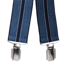Tirante rayas azules Pinzas traseras