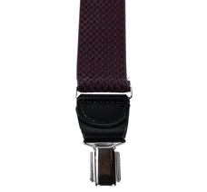 Burgundy Rhombus XXL Braces