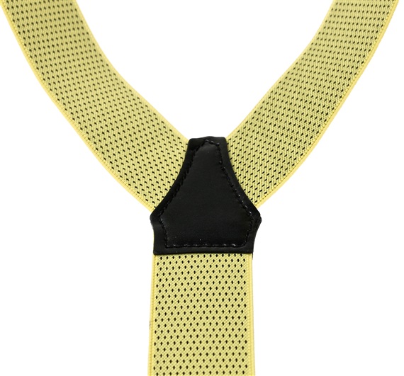 Tirante amarillo con motas negras Cruce