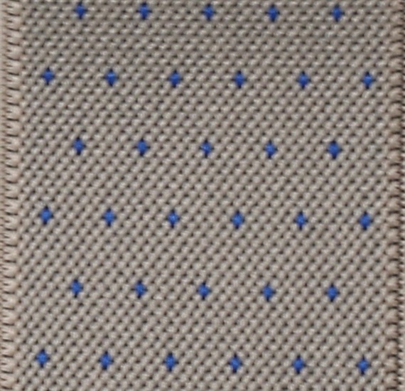 Tirante beige con motas azules Tejido