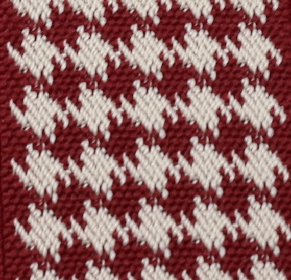 Burgundy "Crow's Feet" Elastic Braces