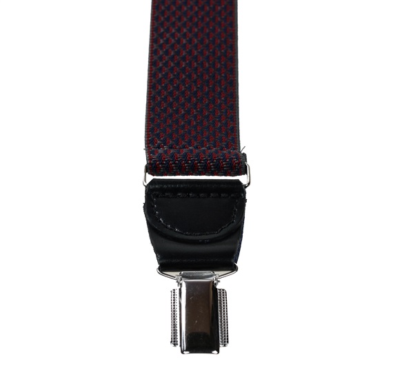Burgundy Rhombus XXL Braces